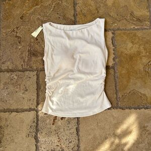 NWT OGL White Sleeveless Top S